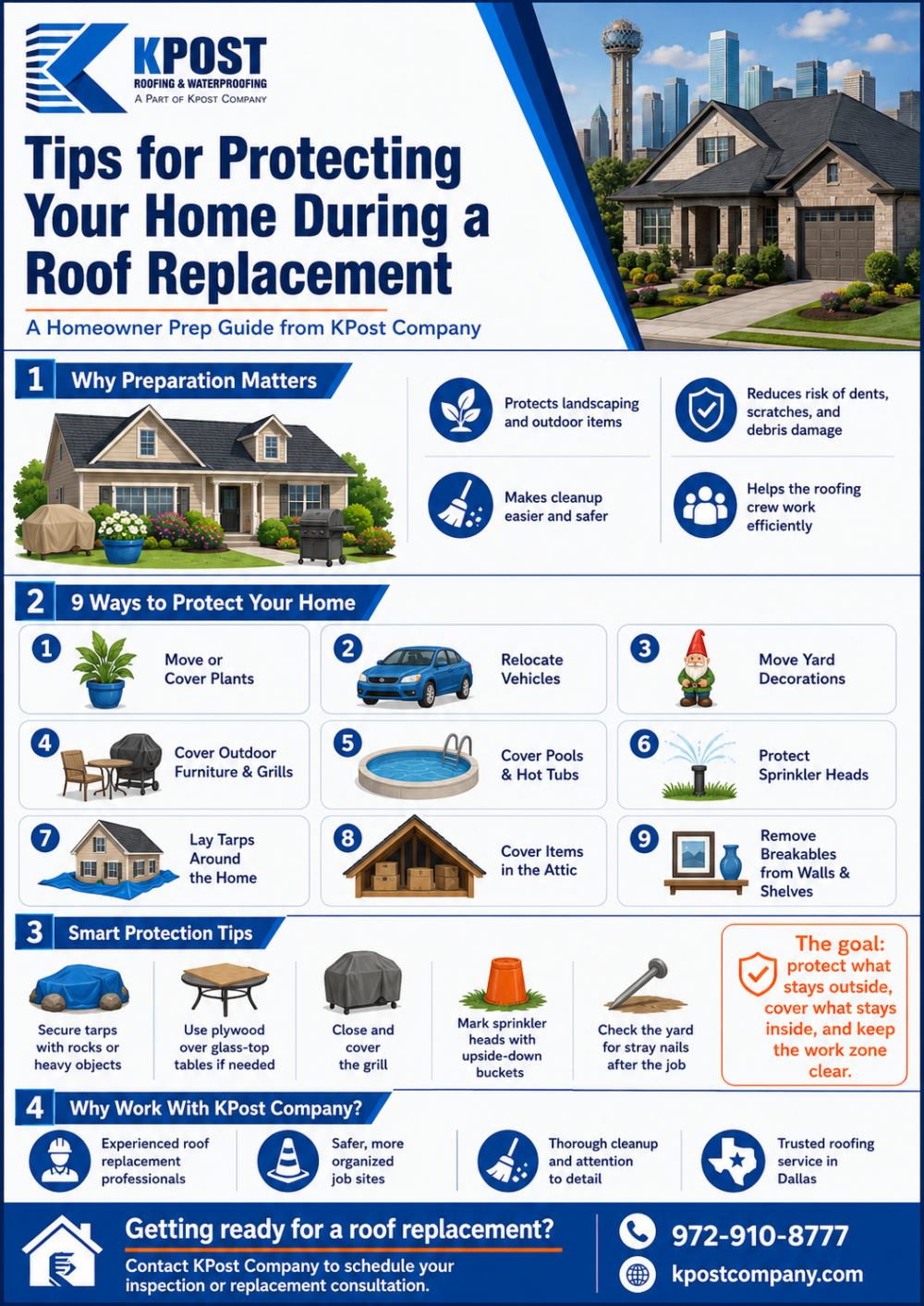 Tips for Protecting Your Home During a Roof Replacement